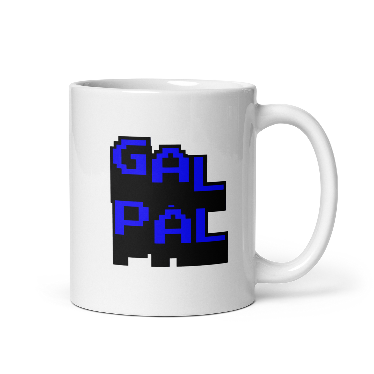 "Gal Pal" BLUE - White glossy mug