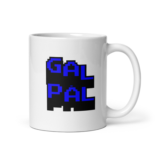 "Gal Pal" BLUE - White glossy mug